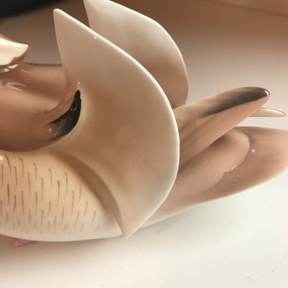 Vintage Noritake Bone China Mandarin Ducks Nippon Toki Kaisha Pair - Picture 7 of 14